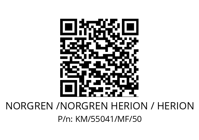   NORGREN /NORGREN HERION / HERION KM/55041/MF/50