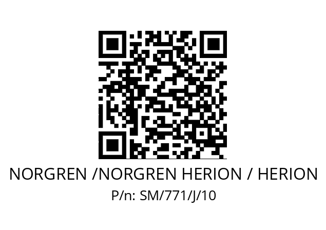   NORGREN /NORGREN HERION / HERION SM/771/J/10