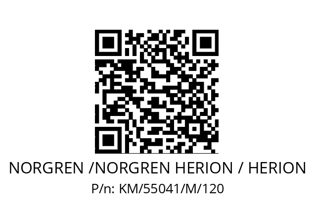   NORGREN /NORGREN HERION / HERION KM/55041/M/120