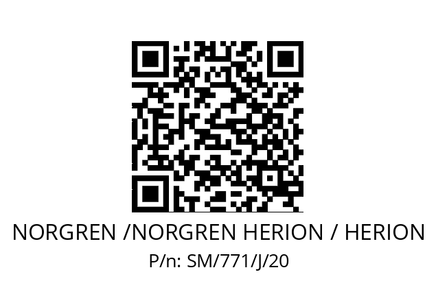   NORGREN /NORGREN HERION / HERION SM/771/J/20