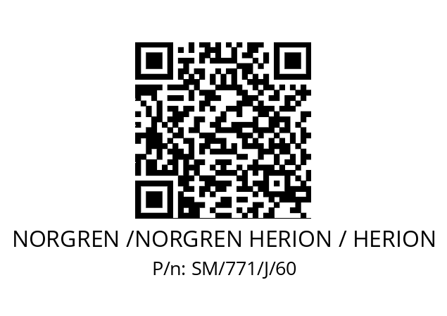   NORGREN /NORGREN HERION / HERION SM/771/J/60