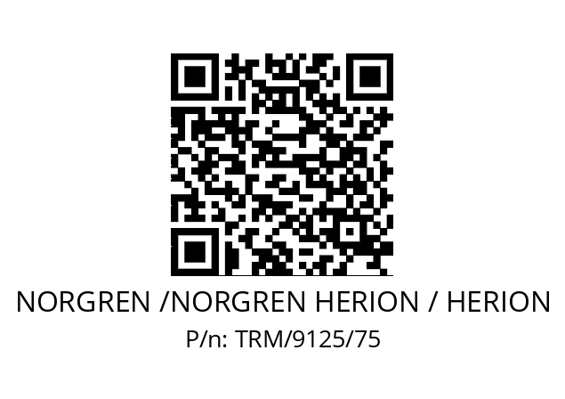   NORGREN /NORGREN HERION / HERION TRM/9125/75