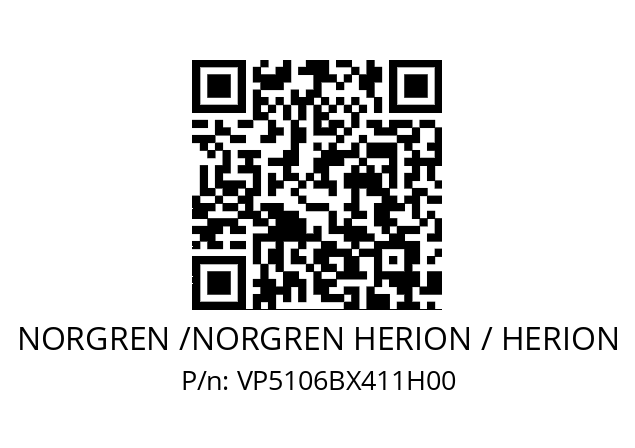   NORGREN /NORGREN HERION / HERION VP5106BX411H00