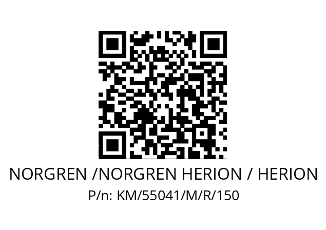   NORGREN /NORGREN HERION / HERION KM/55041/M/R/150