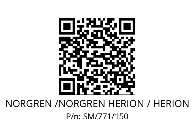   NORGREN /NORGREN HERION / HERION SM/771/150