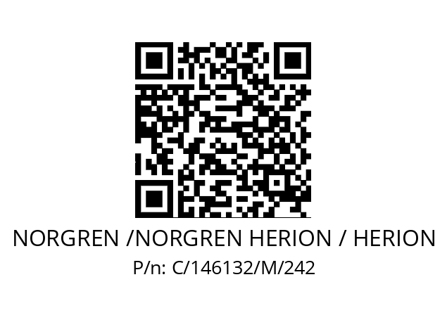   NORGREN /NORGREN HERION / HERION C/146132/M/242