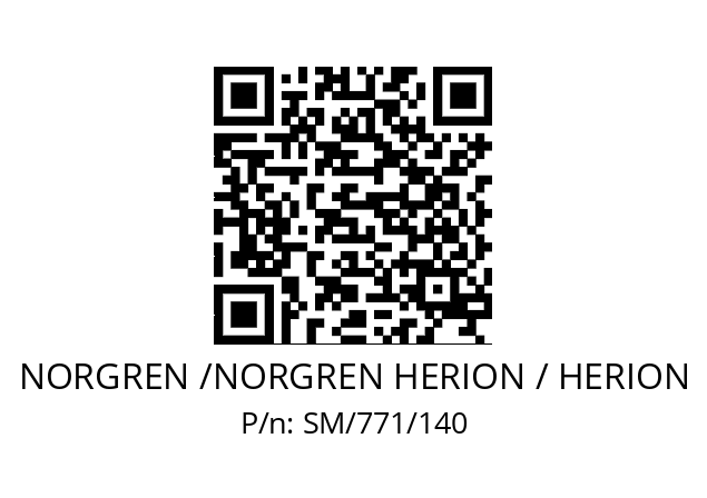   NORGREN /NORGREN HERION / HERION SM/771/140