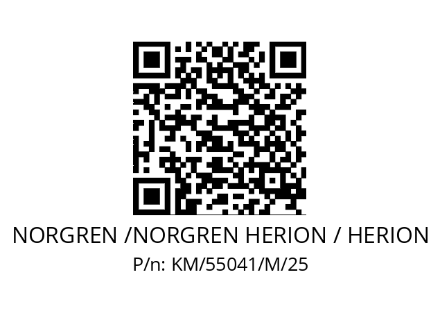   NORGREN /NORGREN HERION / HERION KM/55041/M/25