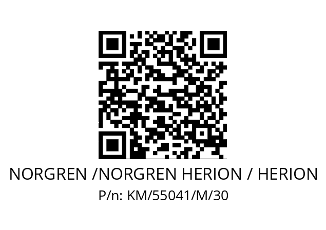   NORGREN /NORGREN HERION / HERION KM/55041/M/30