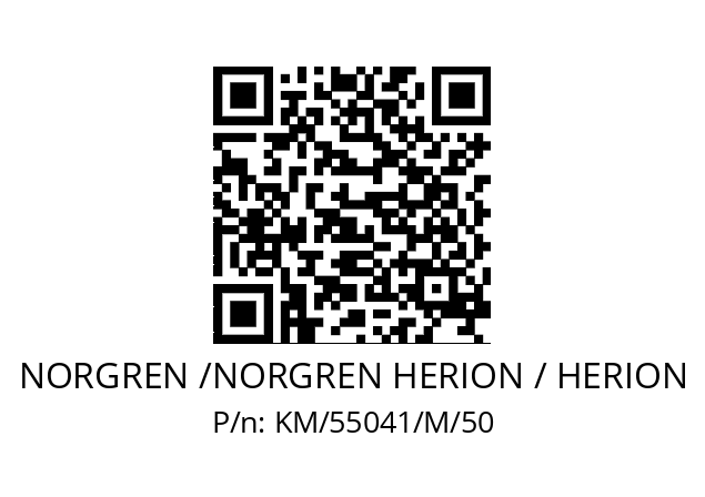   NORGREN /NORGREN HERION / HERION KM/55041/M/50