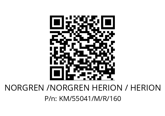   NORGREN /NORGREN HERION / HERION KM/55041/M/R/160