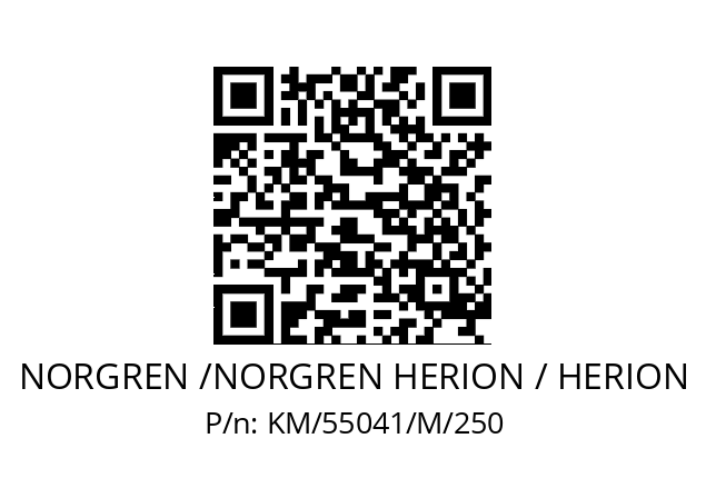   NORGREN /NORGREN HERION / HERION KM/55041/M/250