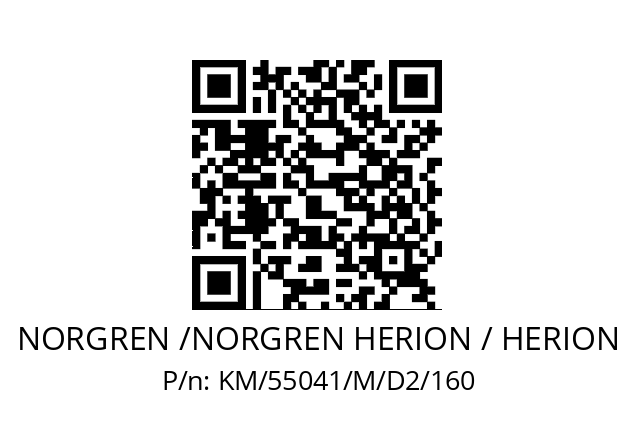   NORGREN /NORGREN HERION / HERION KM/55041/M/D2/160