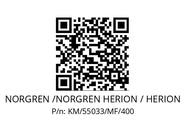   NORGREN /NORGREN HERION / HERION KM/55033/MF/400