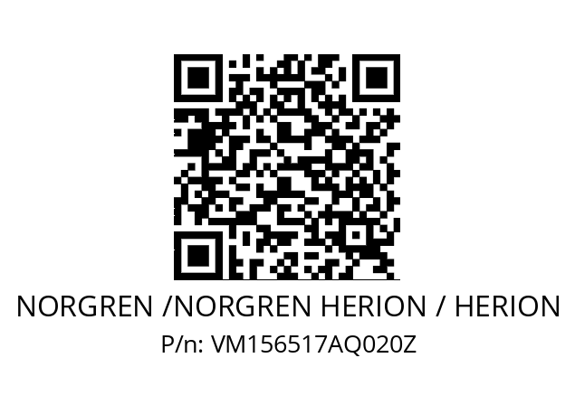   NORGREN /NORGREN HERION / HERION VM156517AQ020Z