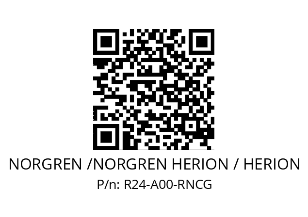 Pressure regulator  NORGREN /NORGREN HERION / HERION R24-A00-RNCG