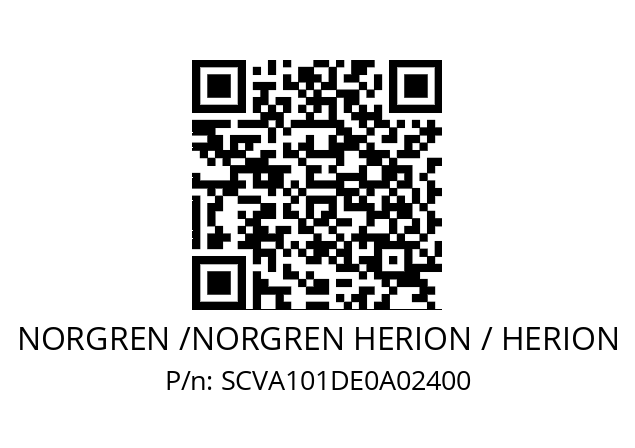   NORGREN /NORGREN HERION / HERION SCVA101DE0A02400