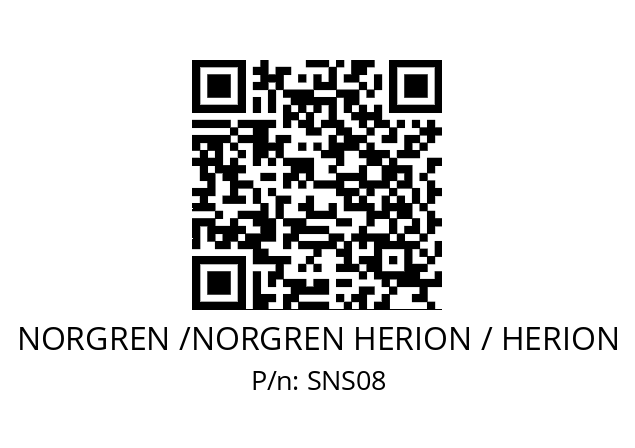   NORGREN /NORGREN HERION / HERION SNS08