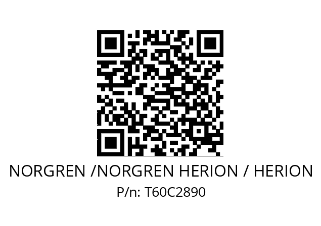   NORGREN /NORGREN HERION / HERION T60C2890