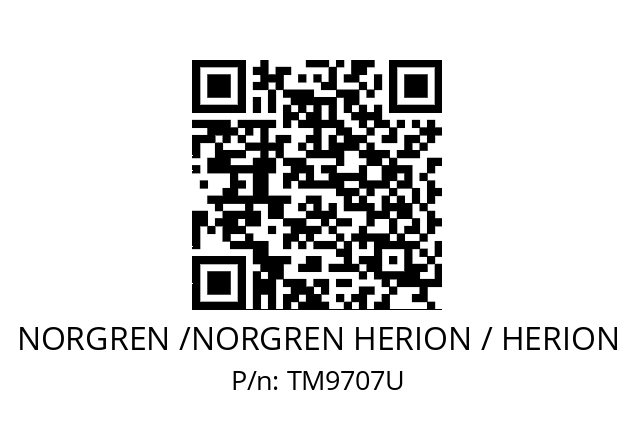   NORGREN /NORGREN HERION / HERION TM9707U