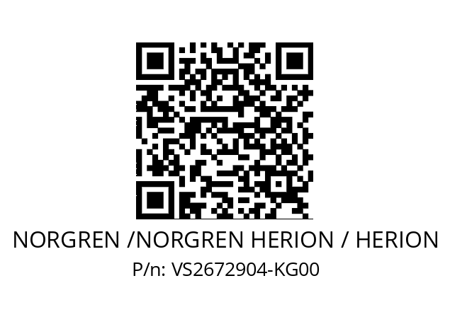 Expansion kit  NORGREN /NORGREN HERION / HERION VS2672904-KG00