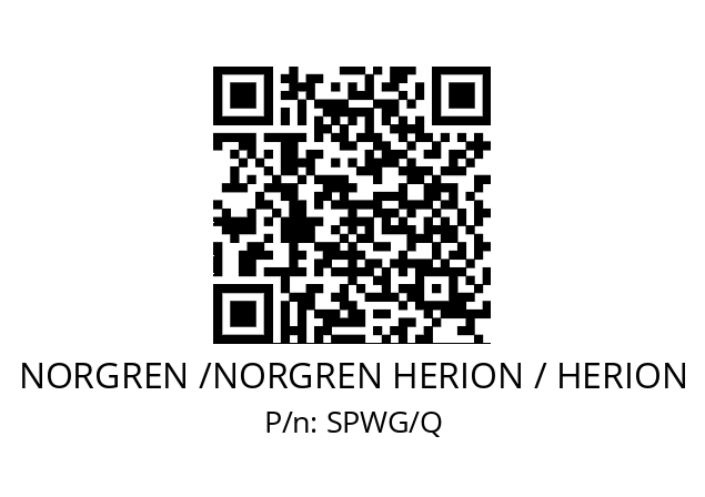 Seal kit SPWG/Q NORGREN /NORGREN HERION / HERION SPWG/Q