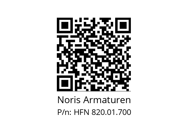   Noris Armaturen HFN 820.01.700