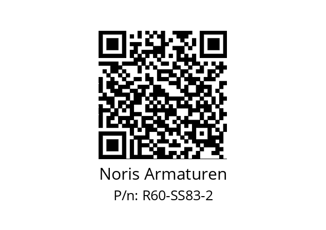   Noris Armaturen R60-SS83-2