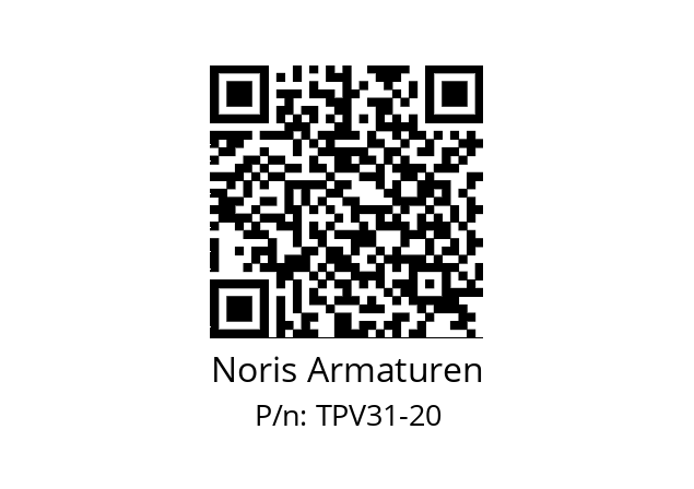   Noris Armaturen TPV31-20