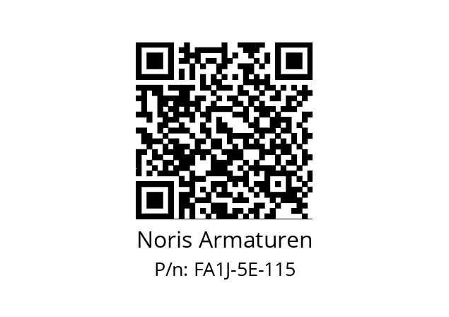   Noris Armaturen FA1J-5E-115