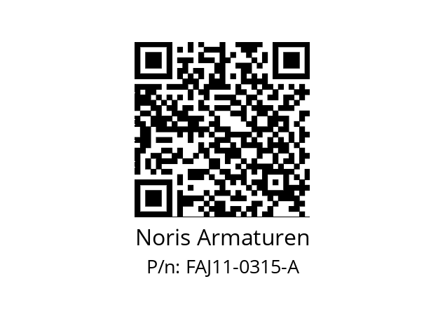   Noris Armaturen FAJ11-0315-A