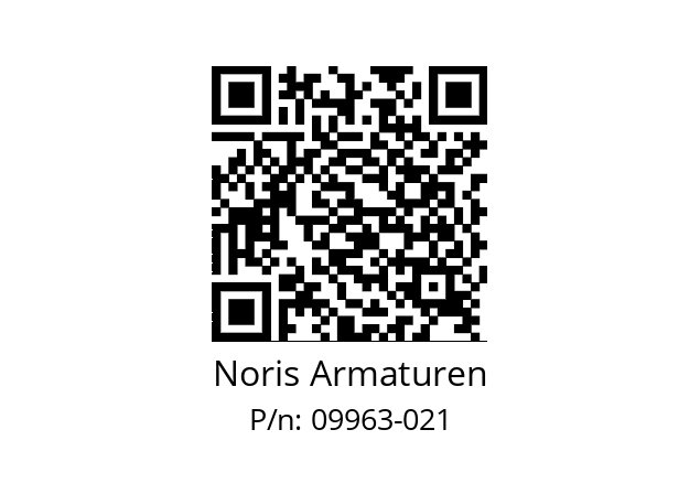   Noris Armaturen 09963-021