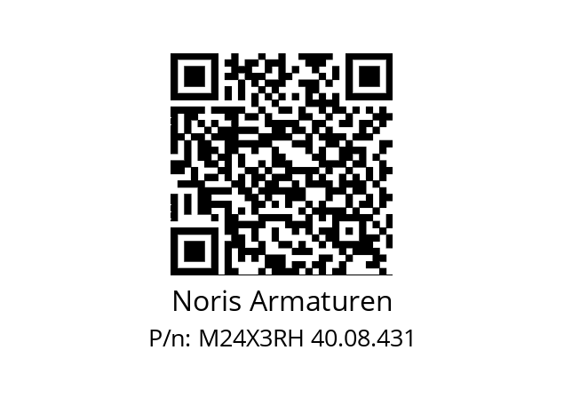   Noris Armaturen M24X3RH 40.08.431