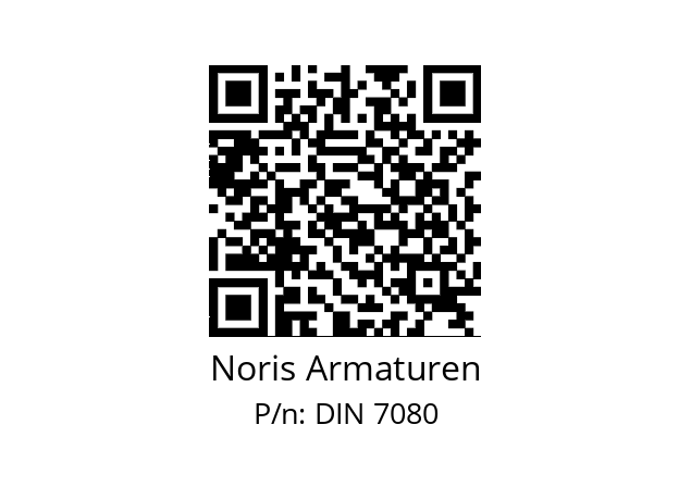   Noris Armaturen DIN 7080