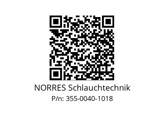   NORRES Schlauchtechnik 355-0040-1018