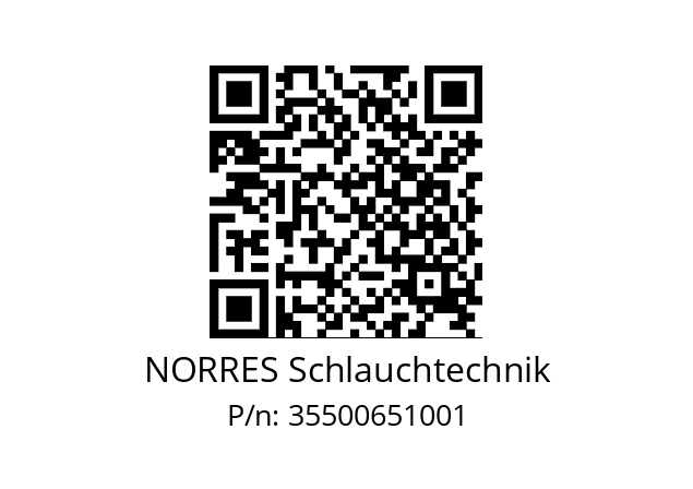   NORRES Schlauchtechnik 35500651001