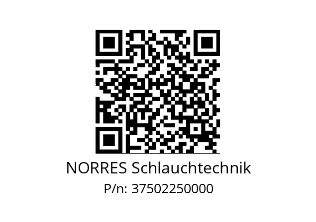   NORRES Schlauchtechnik 37502250000