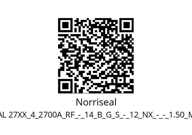   Norriseal VAL 27XX_4_2700A_RF_-_14_B_G_S_-_12_NX_-_-_1.50_MP_207