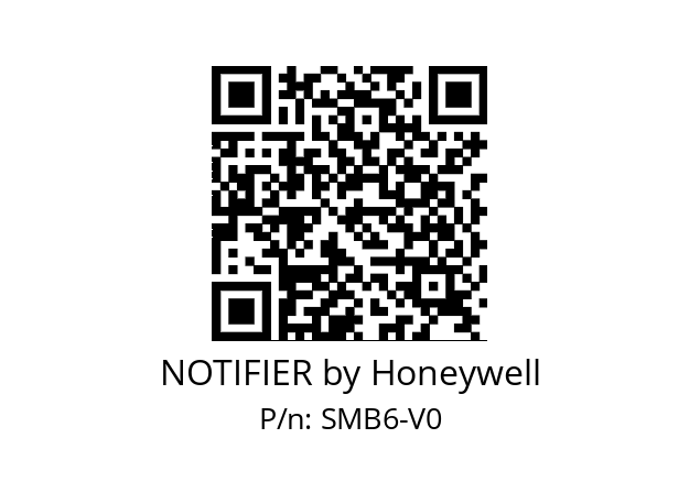   NOTIFIER by Honeywell SMB6-V0