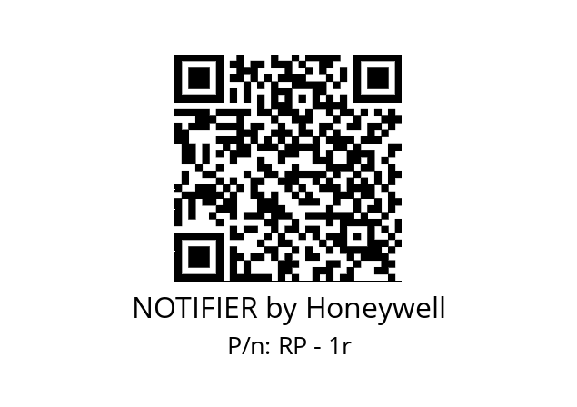   NOTIFIER by Honeywell RP - 1r