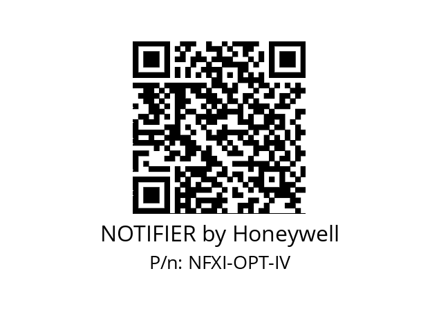   NOTIFIER by Honeywell NFXI-OPT-IV