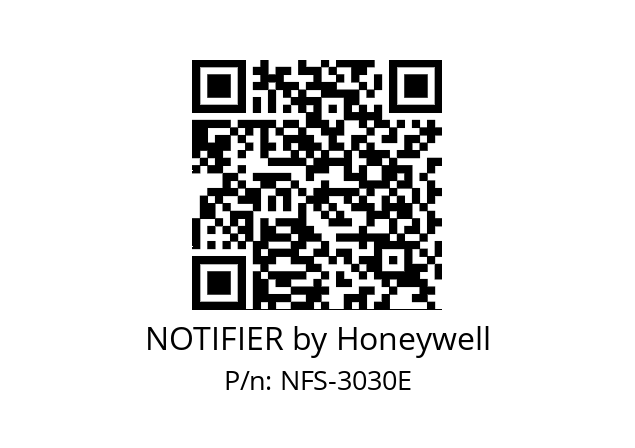   NOTIFIER by Honeywell NFS-3030E