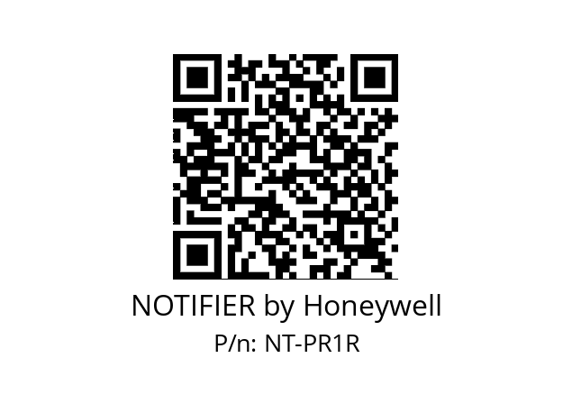   NOTIFIER by Honeywell NT-PR1R