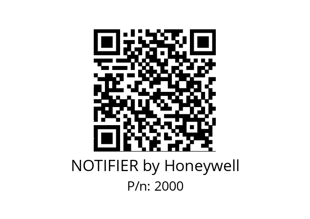   NOTIFIER by Honeywell 2000