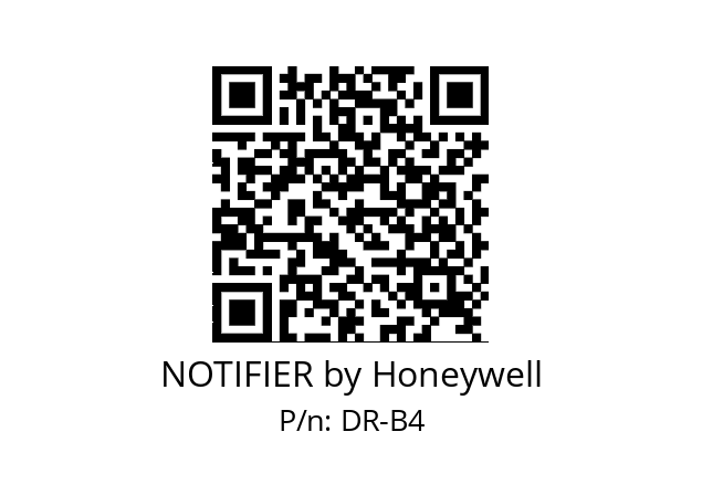   NOTIFIER by Honeywell DR-B4