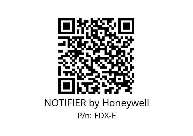   NOTIFIER by Honeywell FDX-E