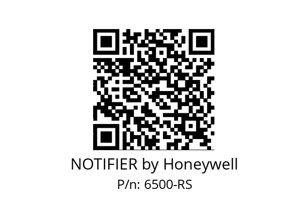   NOTIFIER by Honeywell 6500-RS