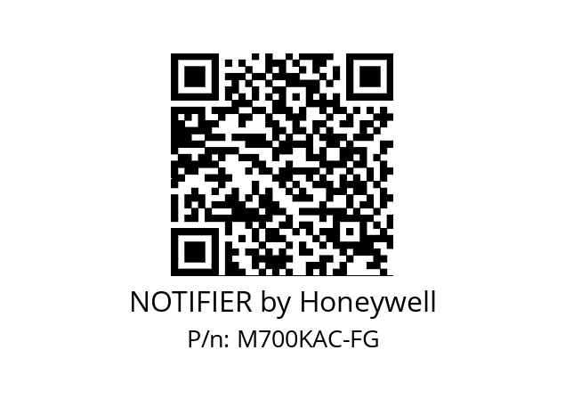   NOTIFIER by Honeywell M700KAC-FG