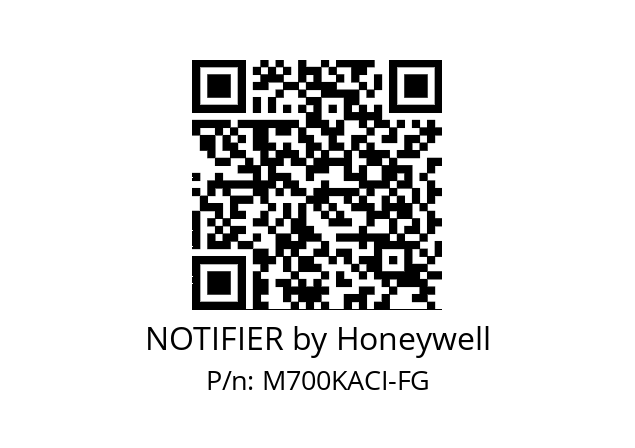   NOTIFIER by Honeywell M700KACI-FG