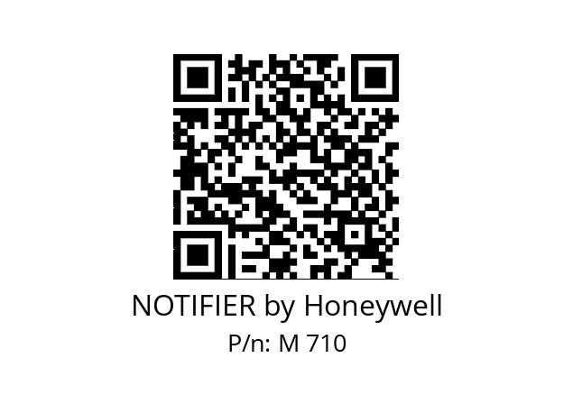   NOTIFIER by Honeywell M 710